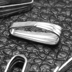 バチカン ペンダント留具 【8.3mm×2.3mm】シルバー SV925（6個）
