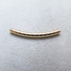 14kgf（ゴールドフィルド）・チューブ（キルティング）（1.5mm×20mm）（5個）