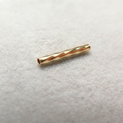 14kgf（ゴールドフィルド）・チューブ（ツイスト/ストレート）（1.0mm×10mm）（50個）