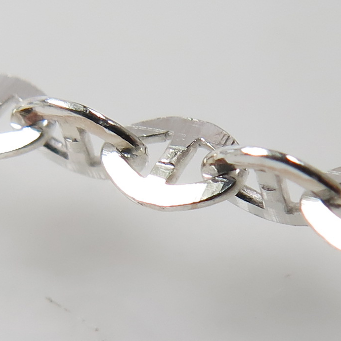 マリーナチェーン マリーン シルバー フラット平 3.5×2.5mm「SV925」（1メートル）（1本）