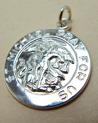 シルバーアクセサリー/チャーム（メダイ・サンミシェル）（1個）