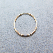 フープピアス（チューブ/1.25mm）20mm「14kgf（ゴールドフィルド）」（1個）