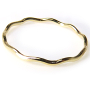 ウェーブリング 指輪 波 Wavy Ring 14kgf（サイズ目安：9号）ゴールドフィルド（1個）