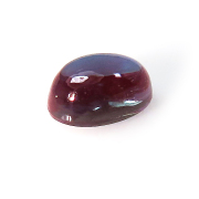 アレキサンドライト 合成石 ルース「チョクラルスキー法（結晶引上げ法）」オーバル【6×4mm】カボションカット 1個