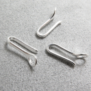 シルバー925パーツ/フック（15mm×1.6mm）（2個）