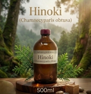 ヒノキ・国産（紀伊半島産 檜・桧・ひのき、Chamaecyparis obtusa）/精油500ml