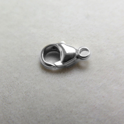 トリガー クラスプ カニカン 留め具・スターリングシルバー / 3.8mm×8mm「SV925」25個