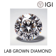 0.50ct-D-SI1-3EX ラボグロウンダイヤモンドルース(IGI鑑定書付)ラウンドブリリアント HPHT