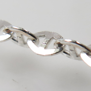 マリーナチェーン マリーン シルバー フラット平 3.5×2.5mm「SV925」（10センチ）（1本）
