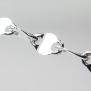 チェーン シルバー ディスク リンク （3.9mm×2.2mm） 10センチ SV925 （1本）