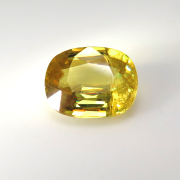 天然石ルース（裸石） スフェーン ロシア産/非加熱 オーバル【7.9×6.3×3.2mm】ファセットカット（1個）