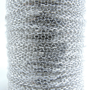 シルバー（SV925）チェーン/ダイヤカットアズキ1.1mm（10センチ）（1本）