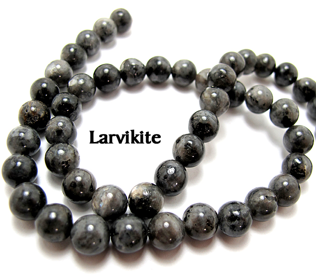 ラルビカイト（ラーヴィカイト）/プレーンラウンド 8mm（1連）