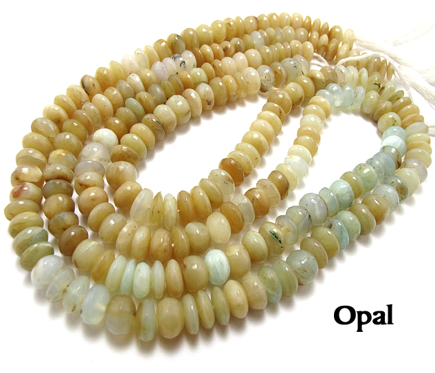 オパール/プレーンラウンデル （1連）