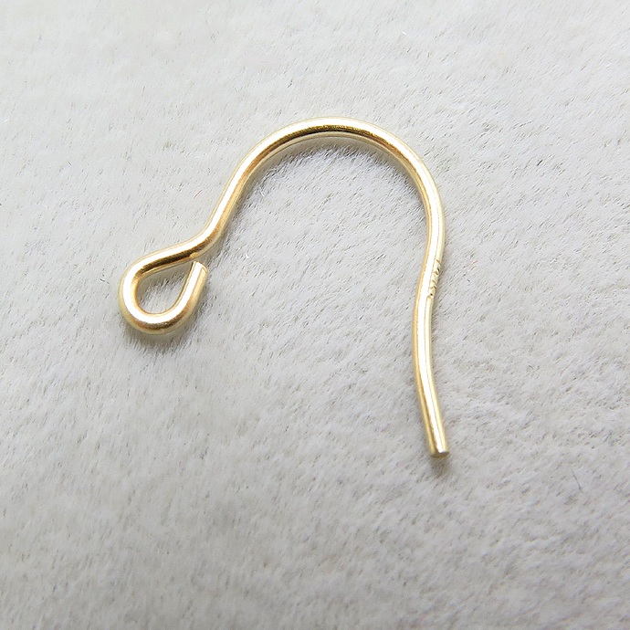 K14（14金）ショートフックピアス（14K）（4個）