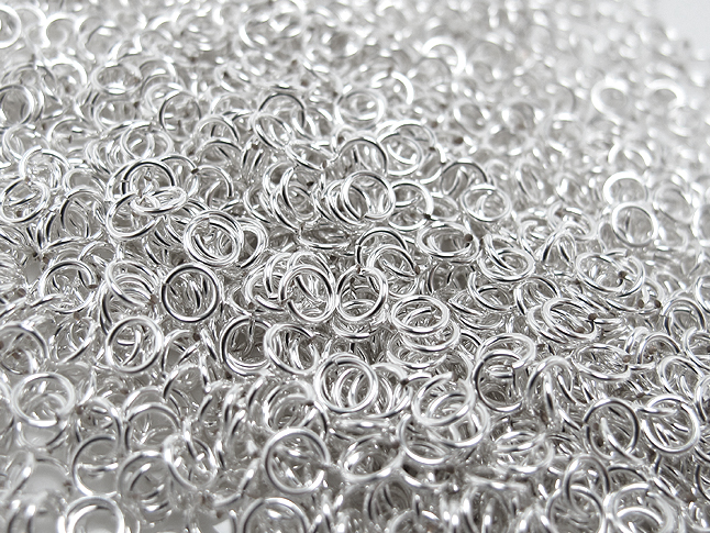 シルバーパーツ（SV925）/丸カン【5.8mm×0.7mm】（7.48g入/100個相当）