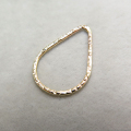14kgfコンポーネント（テクスチャー/ドロップ）【18mm×12mm】「ゴールドフィルド」（2個）