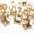 14kgf 空枠 石枠パーツ エメラルド オクタゴン 7×5mm（4本爪）ゴールドフィルド（1個）