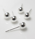 シルバーピアスパーツ/丸玉 ボール 6mm （sv925）（3ペア）