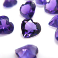 天然石ルース（裸石）アメジスト / ハート（アフリカ） 【4mm】ファセットカット（15個）