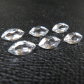 クリスタル 水晶 天然石ルース ホワイトクォーツ マーキス【6×3mm】ファセットカット（8個）