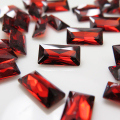 ガーネット キュービックジルコニア cz【AAA】ルース・バゲット【10×5mm】ファセットカット 12個