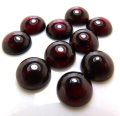 天然石ルース（裸石）・ガーネット/カボション（ラウンド）【7mm】（5個）