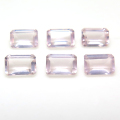 ローズクォーツ天然石ルース レクタングル・オクタゴン【10×8mm】ファセットカット(1個)