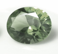 合成スピネル（グリーントルマリン）【AAA】「火炎溶融法（ベルヌーイ法）」ルース（裸石）オーバル【6×4mm】ファセットカット（8個）