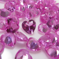 ピンクサファイア【AAA】「合成コランダム/火炎溶融法（ベルヌーイ法）」・ルース（裸石）/ハート【3mm】ファセットカット（16個）