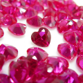 ルビー【AAA】「合成コランダム/火炎溶融法（ベルヌーイ法）」・ルース（裸石）/ハート【3mm】ファセットカット（16個）