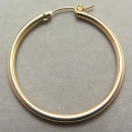 フープピアス（チューブ）35mm「14kgf（ゴールドフィルド）」（1個）