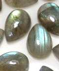 ラブラドライト 天然石ルース カボションカット（ペア）【10×7mm】（8個）