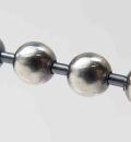 ナバホ ビーズ パール チェーン SV925シルバー（ラウンド 3mm）5センチ
