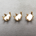 ゴールドフィルド・空枠・ペア6×4mm（6本爪）「14kgf」（5個）