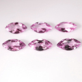 キュービックジルコニアcz【AAA】・ルース  ピンク /マーキス【6×3mm】ファセットカット（50個）