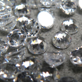 キュービックジルコニアcz（クリア）【AAA】・ルース（裸石）・/カボション　ローズカット【6mm】（3個）