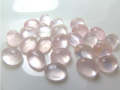 天然石ルース（裸石）・ローズクォーツ/カボション（オーバル）【6×4mm】（20個）
