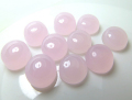 天然石ルース（裸石）・カルセドニー（染め・ピンク）/カボション（ラウンド）【12mm】（3個）