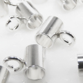シルバーパーツ SV925/チューブ 丸カン付 （3.0mm×4.0mm）12本