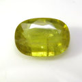 天然石ルース（裸石） スフェーン ロシア産/非加熱 オーバル【11.2×8.2×3.4mm】ファセットカット（1個）