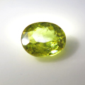 スフェーン 天然石ルース 裸石 ロシア産/非加熱 オーバル【7.6×6.5×3.5mm】ファセットカット（1個）