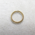 丸カン（ツイスト）「14kgf・ゴールドフィルド」【6mm×0.76mm】（20個）