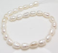 淡水パール真珠（ホワイト系）ライス（5～6mm玉）18センチ（2連）