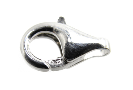 スターリングシルバー/カニカン（6mm×10mm）「SV925」（5個）