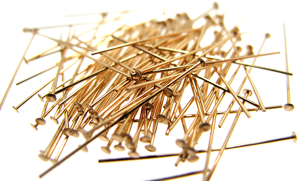 Tピン「14kgf（ゴールドフィルド）」【0.4mm×38mm】（4g入/100本相当）