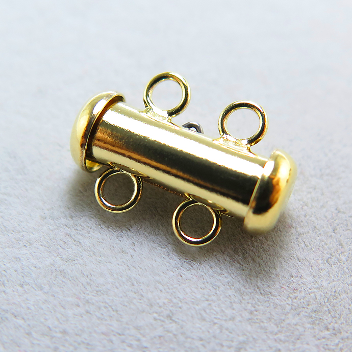 ゴールドフィルド・チューブクラスプ（4.3mm×15.0mm）（2連用）「14kgf」（5個）