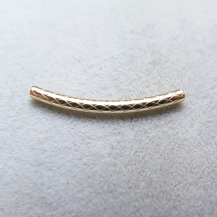 14kgf（ゴールドフィルド）・チューブ（キルティング）（1.5mm×20mm）（5個）