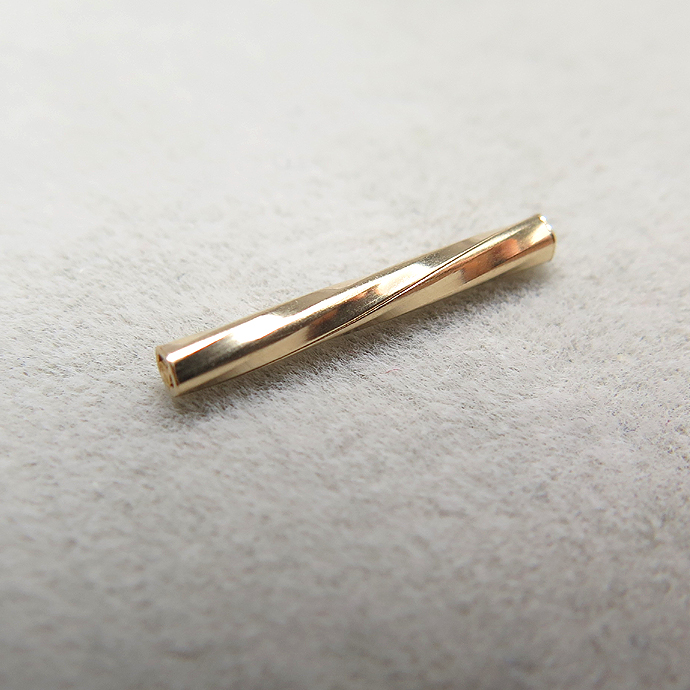 14kgf（ゴールドフィルド）・チューブ（ツイスト/ストレート）（1.5mm×18mm）（25個）