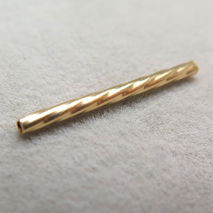 14kgf（ゴールドフィルド）・チューブ（ツイスト/ストレート）（1.5mm×20mm）（25個）